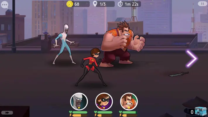 Disney Heroes: Battle Mode android App screenshot 1