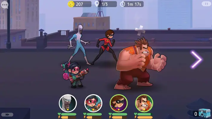 Disney Heroes: Battle Mode android App screenshot 4